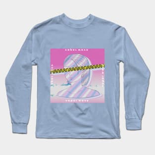 vapor wave girl Long Sleeve T-Shirt